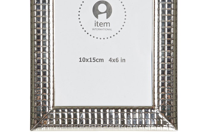 DKD Home Decor Marco de fotos metal 12x2x17 plateado
