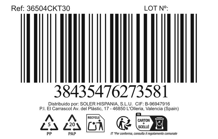 Privilege Cesta Conica Mimbre Rectangular Korne 30 cm x 23 cm x 9 cm (12 Unidades)