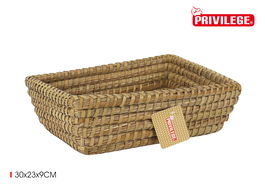 Privilege Cesta Conica Mimbre Rectangular Korne 30 cm x 23 cm x 9 cm (12 Unidades)