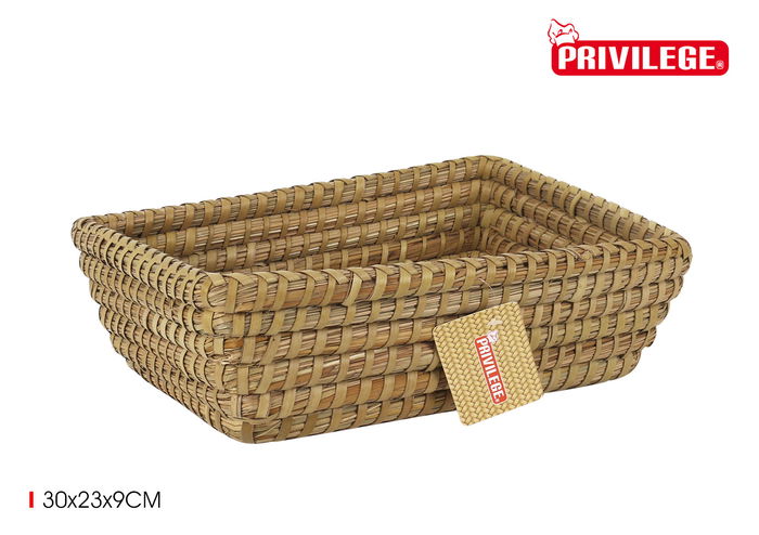 Privilege Cesta Conica Mimbre Rectangular Korne 30 cm x 23 cm x 9 cm (12 Unidades) Privilege Cesta Conica Mimbre Rectangular Korne 30 cm x 23 cm x 9 cm (12 Unidades)