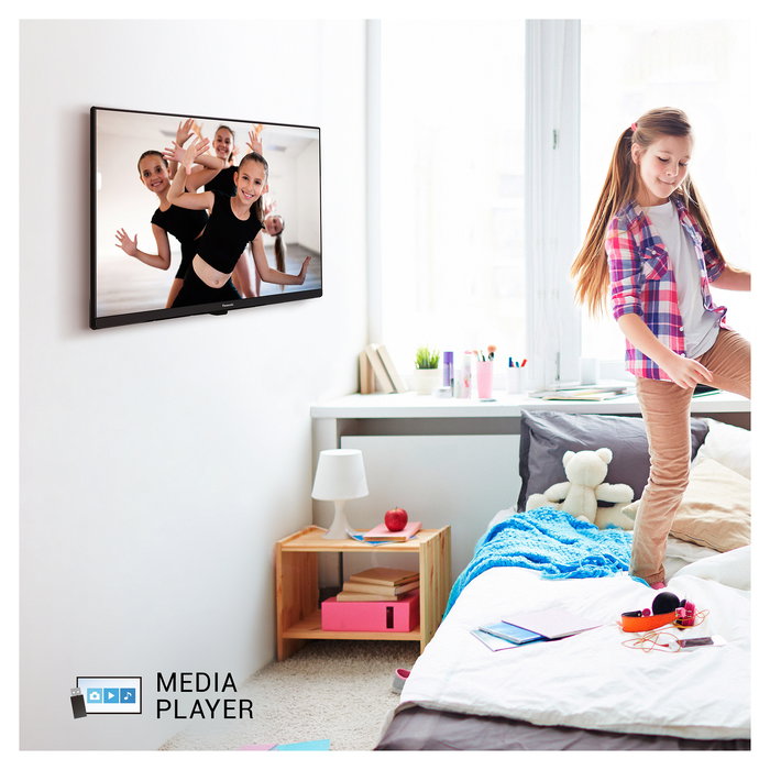 Panasonic TS-24N30AEZ Televisor HD de 24 Pulgadas Negro Panasonic TS-24N30AEZ Televisor HD de 24 Pulgadas Negro