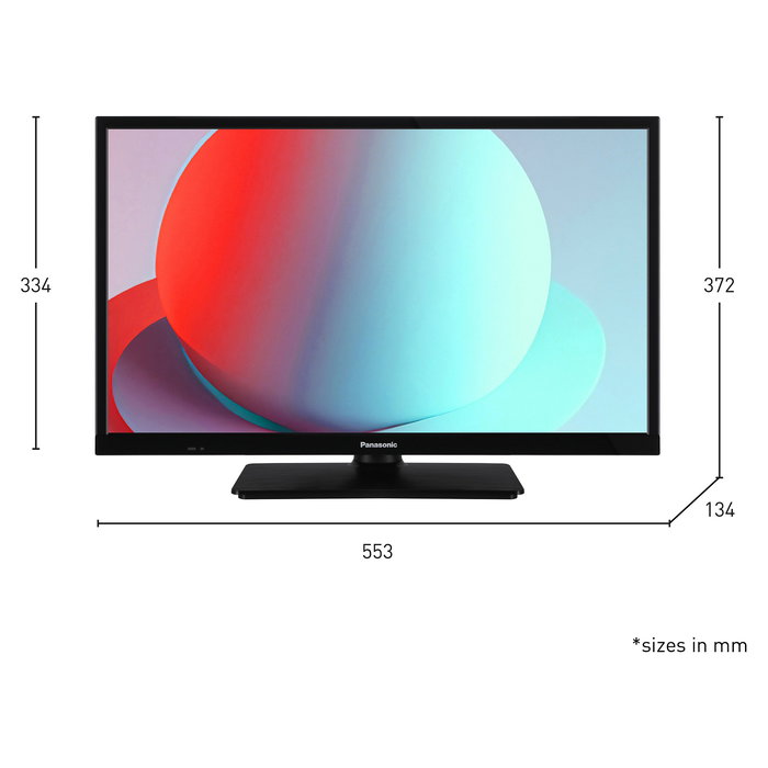 Panasonic TS-24N30AEZ Televisor HD de 24 Pulgadas Negro Panasonic TS-24N30AEZ Televisor HD de 24 Pulgadas Negro