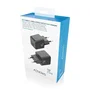 Aisens Cargador GaN 25W con USB-C PD3.0 y USB-A QC3.0, Negro