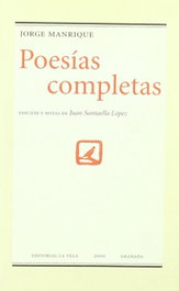LA VELA Poesías completas Jorge Manrique
