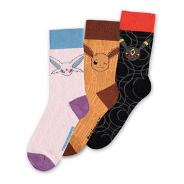 Difuzed Pokémon Pack de 3 Calcetines Eevee Evolution 2.0 43-46