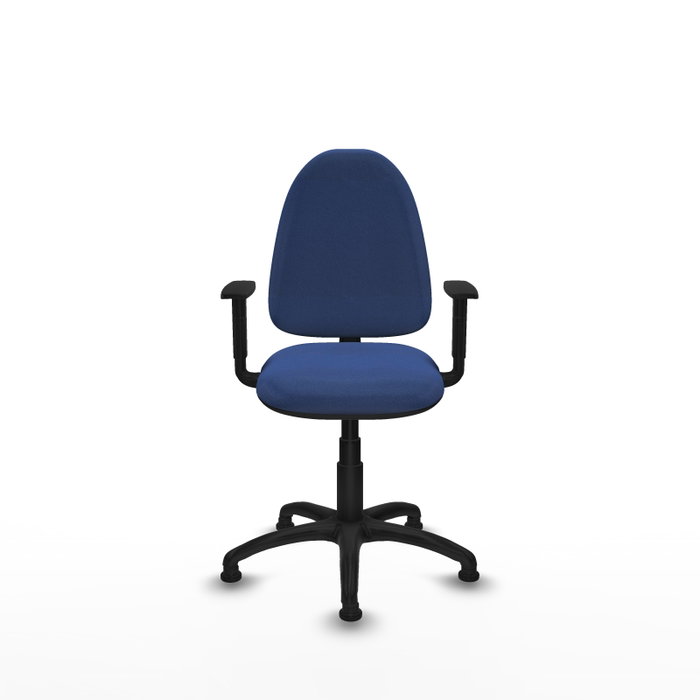PIQUERAS Y CRESPO Silla de oficina Aýna Azul marino con Brazos 1D