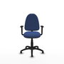 PIQUERAS Y CRESPO Silla de oficina Aýna Azul marino con Brazos 1D
