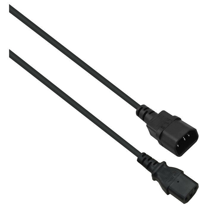 Helos Cable de extensión C13 a C14, 3 m, Negro Helos Cable de extensión C13 a C14, 3 m, Negro