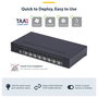 StarTech 8-Port DisplayPort KVM Switch 4K 60Hz 1U Rackmount