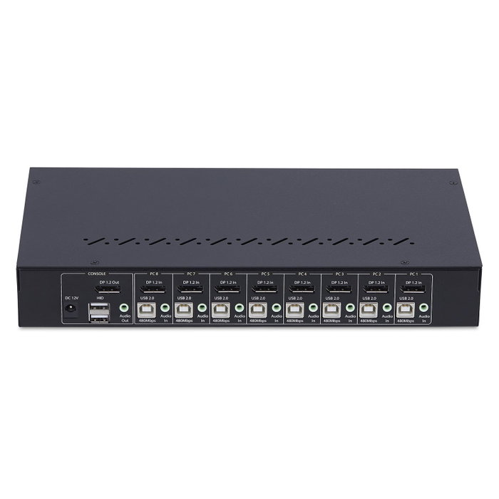 StarTech 8-Port DisplayPort KVM Switch 4K 60Hz 1U Rackmount StarTech 8-Port DisplayPort KVM Switch 4K 60Hz 1U Rackmount