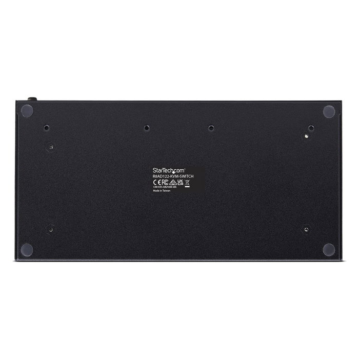 StarTech Switch KVM de 8 Puertos DisplayPort 4K 60Hz con Montaje 1U para Rack, Conmutador 8 Ordenadores con Audio, Control por Botón/Hotkey y Hub USB 4 Puertos, Certificado TAA
