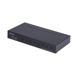 StarTech 8 Puertos DisplayPort KVM Switch 4K 60Hz DP 1.2 Rackmount 1U con Hub USB y Montaje TAA