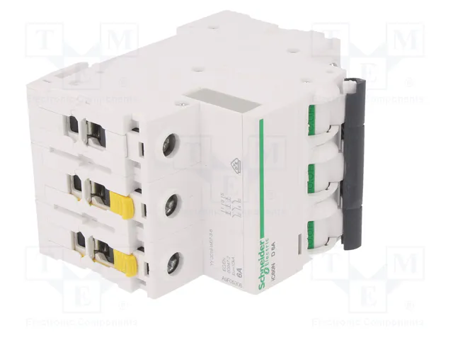 SCHNEIDER ELECTRIC iC60N ACTI9 6A 3P Curva D SCHNEIDER ELECTRIC iC60N ACTI9 6A 3P Curva D