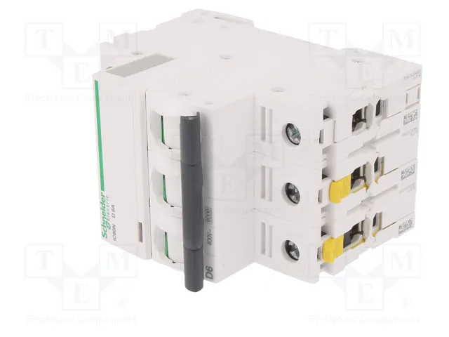 SCHNEIDER ELECTRIC iC60N ACTI9 6A 3P Curva D SCHNEIDER ELECTRIC iC60N ACTI9 6A 3P Curva D