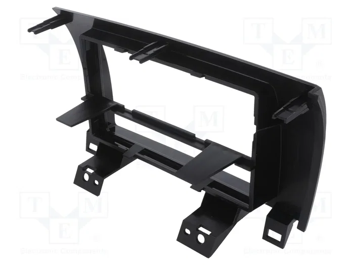 METRA Bastidor de montaje de radio para Toyota, 1 DIN/2 DIN, brillo negro