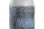 DKD Home Decor Jarrón de Metal Mosaico Bicolor 15x15x71 cm