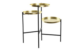 DKD Home Decor Macetero Metal Dorado 60x40x60