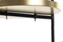 DKD Home Decor Macetero Moderno Dorado Negro Metal 40 x 60 x 60 cm (4 Unidades)