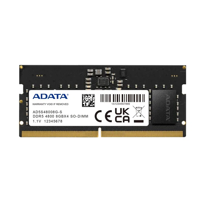 ADATA Premier Módulo de Memoria RAM AD5S48008G-S SO-DIMM 8GB DDR5 4800MHz para Portátil, ECC