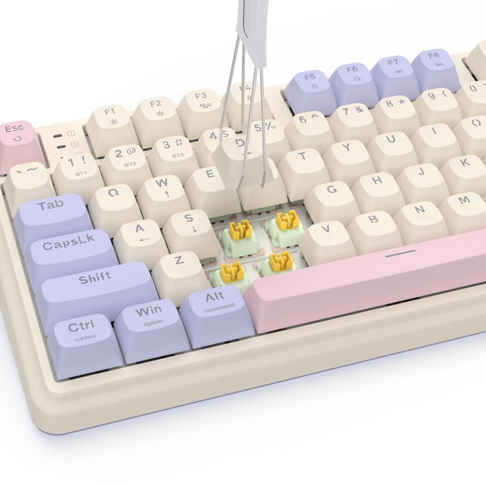 Redragon K768VI-WL EISA 100 Teclado Gaming Mecánico Blanco Redragon K768VI-WL EISA 100 Teclado Gaming Mecánico Blanco