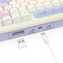 Redragon K768VI-WL EISA 100 Teclado Gaming Mecánico Blanco