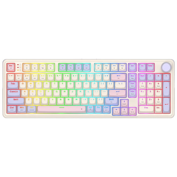 Redragon K768VI-WL EISA 100 Teclado Gaming Mecánico Blanco Redragon K768VI-WL EISA 100 Teclado Gaming Mecánico Blanco