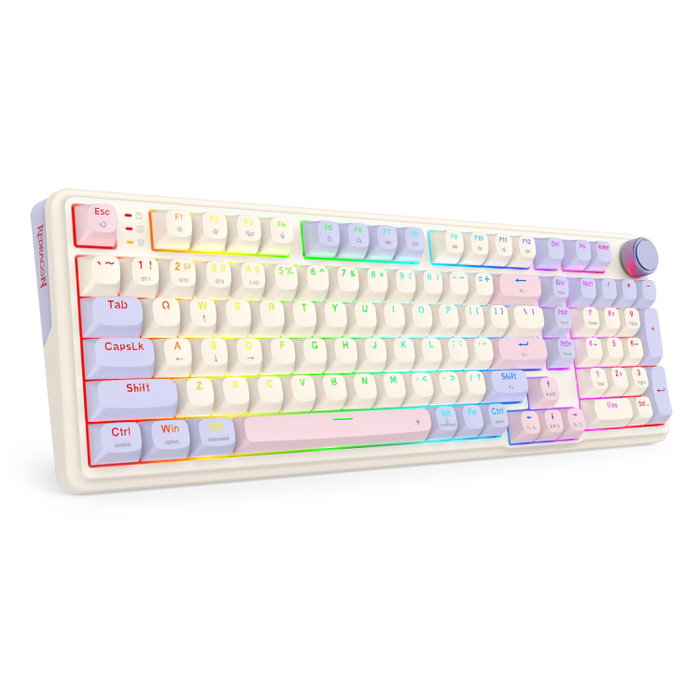 Redragon K768VI-WL EISA 100 Teclado Gaming Mecánico Blanco Redragon K768VI-WL EISA 100 Teclado Gaming Mecánico Blanco