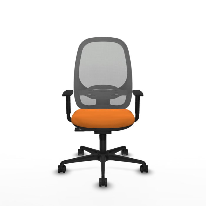 PIQUERAS Y CRESPO Silla de oficina Cilanco Naranja y Gris PIQUERAS Y CRESPO Silla de oficina Cilanco Naranja y Gris