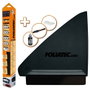 Foliatec FO1092 Lámina Solar para Ventana Blacknight Superdark 76 x 300 cm - 99% UV, Rechazo Térmico, Homologada, Mejora Privacidad