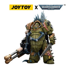Warhammer 40,000 Figura Death Guard Blightlord Terminator 1 with Reaper Autocannon and Bubotic Blades 14 cm