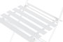 DKD Home Decor Mesa Terraza Y Jardin Metal Blanco 60 x 71 x 60 cm Set de 3