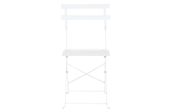 DKD Home Decor Mesa Terraza Y Jardin Metal Blanco 60 x 71 x 60 cm Set de 3