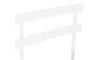 DKD Home Decor Mesa Terraza Y Jardin Metal Blanco 60 x 71 x 60 cm Set de 3