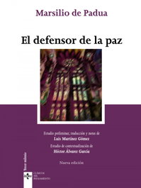 El defensor de la paz, Marsilio de Padua - TECNOS