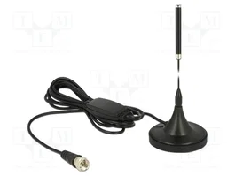 DeLOCK Antena DAB+ 21 dBi con conector Tipo F y cable de 2 m