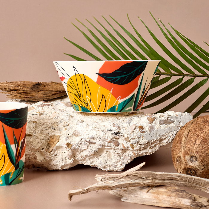 Home Deco Factory Bol Paradis Exotique Diámetro 15 cm Home Deco Factory Bol Paradis Exotique Diámetro 15 cm