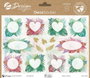 Avery 54564 Sobres 76x120mm con 2 Hojas y 30 Pegatinas Fondo Jardín Adhesivo Desmontable Mate