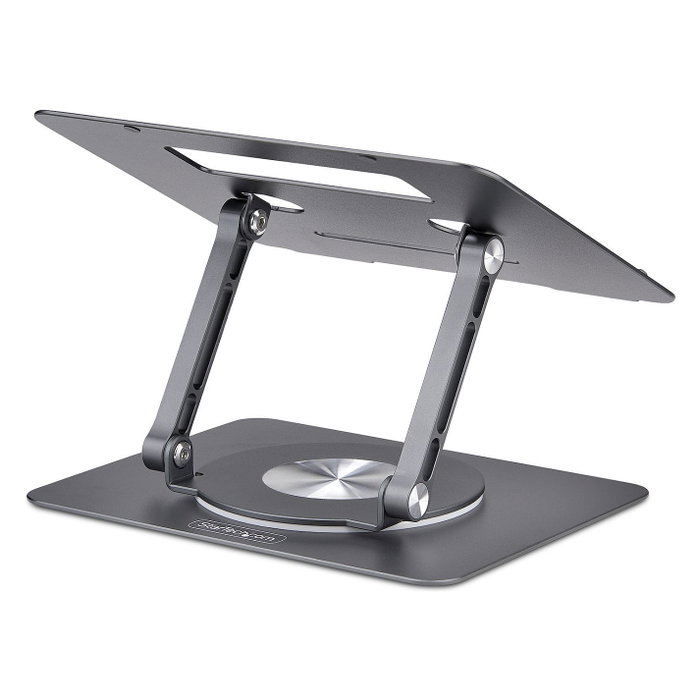 StarTech.com Soporte Elevador de Ordenador Portátil ATFR-LAPTOP-RISER Plata de Aluminio de 360°