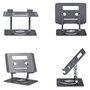StarTech.com Soporte Elevador de Ordenador Portátil ATFR-LAPTOP-RISER Plata de Aluminio de 360°