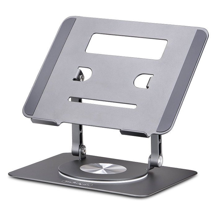 StarTech.com Soporte Elevador de Ordenador Portátil ATFR-LAPTOP-RISER Plata de Aluminio de 360°