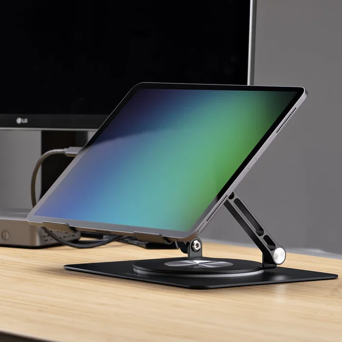 StarTech.com Soporte Elevador de Portátil con Base Giratoria de 360°, Plata
