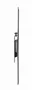 Gembird WM-42F-03 Soporte de Pared Fijo para TV 23-42", Hasta 25 kg, VESA 200x200, Negro, Incluye Kit de Montaje