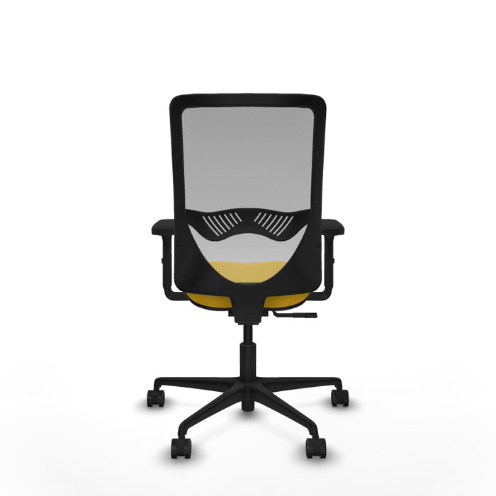 PIQUERAS Y CRESPO Silla de oficina Zulema con mecanismo Sincro, Amarillo y Gris PIQUERAS Y CRESPO Silla de oficina Zulema con mecanismo Sincro, Amarillo y Gris