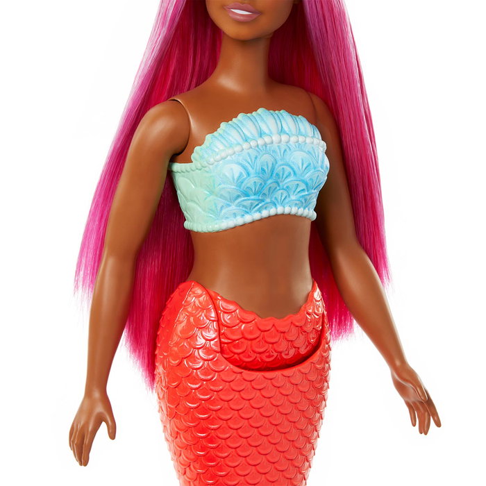 Barbie Sirena Dreamtopia con Cola Rígida o Cabello Magenta