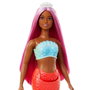Barbie Sirena Dreamtopia con Cola Rígida o Cabello Magenta
