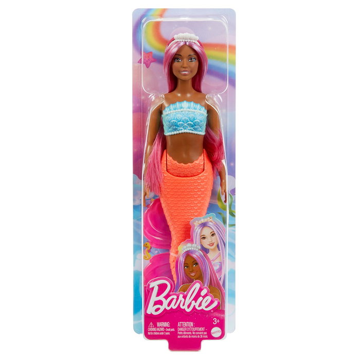 Barbie Sirena Dreamtopia con Cola Rígida o Cabello Magenta