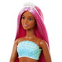 Barbie Sirena Dreamtopia con Cola Rígida o Cabello Magenta