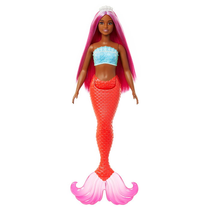Barbie Sirena Dreamtopia con Cola Rígida o Cabello Magenta