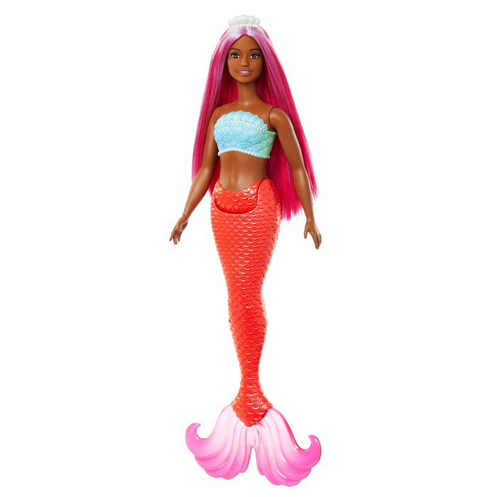 Barbie Sirena Dreamtopia con Cola Rígida o Cabello Magenta