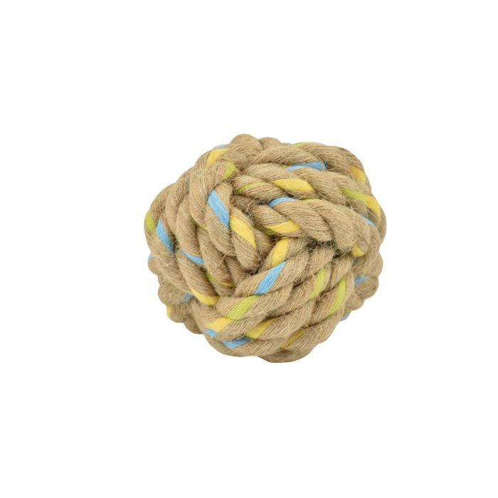 Nayeco Pelota Cuerda Dental Cáñamo 7cm (Pack de 3 unidades) Nayeco Pelota Cuerda Dental Cáñamo 7cm (Pack de 3 unidades)